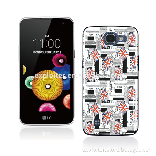 Ultra thin soft plastic epoxy customizable phone case for LG k4 case